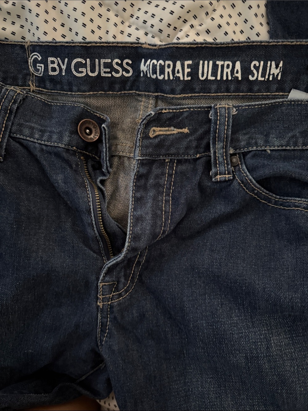 G by Guess McCrae Ultra Slim Men's Dark Blue Jeans